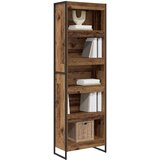 vidaXL Ormarić za knjige 2 pcs Staro drvo 80 x 30 x 155 cm | shoptok.hr