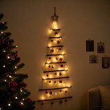  Viseća božićna jelka s kuglicama 30 LED lampica Višebojno | shoptok.hr