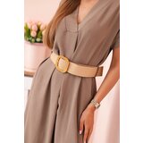 Kesi Włoski Dress with a decorative belt fango | shoptok.hr