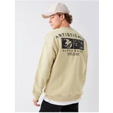 LC Waikiki Men's Crew Neck Long Sleeve Printed Sweatshirt.