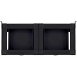  Pedestal za pralni stroj 2 pcs Črna 64 x 55 x 32.5 cm Jeklo, (5000111092) | Shoptok.si