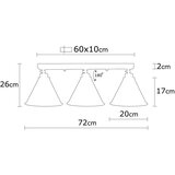 Opviq lights stropna svetilka v bronasti barvi s kovinskim senčnikom ø 20 cm berceste – | Shoptok.si