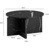 Livetastic Klubska Miza Marble, Videz Marmorja | Shoptok.si
