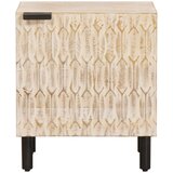  Noćni ormar 2 pcs Bijelo 40 x 33 x 46 cm Čvrsto drvo manga | shoptok.hr
