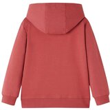  Dječja topla majica s kapuljačom tamnocrvena 128 | shoptok.hr
