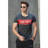 Madmext Printed Crew Neck Smoked T-Shirt 2881 | shoptok.hr