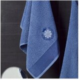 Mila Home Plavi pamučan kupaonski ogrtač i ručnik u setu S/M – | shoptok.hr