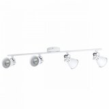 Eglo Seras 1 spot/4, led, gu10, 4x3,3w, 4x240lm, bela Cene