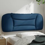 vidaXL Vzglavna stranica modra 100 cm blago Cene