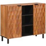  Kreveta Finš acacije smeđa 90 x 33 5 x 75 cm Čvrsto drvo manga | shoptok.hr