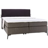 Hom`in POSTELJA BOXSPRING 200 cm x 200 cm , tekstil antracit, črna Cene