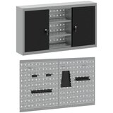  Set ormara za alate 3 kom. Crna Čelik s prahom premazan | shoptok.hr