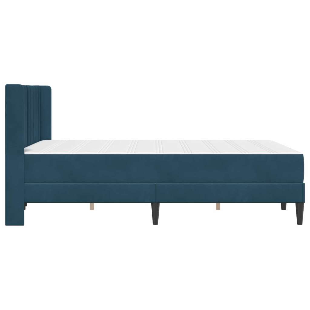  Okvir za krevet Plava 140 x 190 cm Baršun - Plava 140 x 190 cm | shoptok.hr