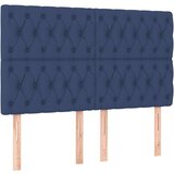 Box spring s madracem LED plavi 160x200 cm od tkanine | shoptok.hr