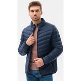 Ombre Puhovke Moška prešita bunda (C528NAVY pisana | Shoptok.si