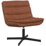  Stolica na kotačiće Smeđa 63 x 75 x 76 cm Antikni PU | shoptok.hr