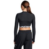 Under Armour women‘s top HeatGear Rib 1/4 Zip LS Black 96475