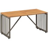  stol Siva i smeđa 80 x 40 x 40 cm poliratan | Eponuda.ba