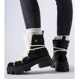 Gemre Black workers with decorative tongue Perugia | Shoptok.si