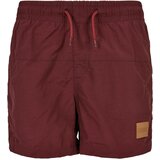 Urban Classics Boys' Block Swim Shorts cherry | Eponuda.ba