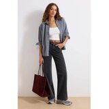 TRENDYOLMILLA ženske pantalone Twoss23Je00068, antracit-siva | Eponuda.com