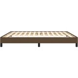  Okvir za krevet s oprugom tamnosmeđi 160x200 cm od tkanine | shoptok.hr