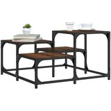 vidaXL Stolić za kavu smeđa boja hrasta 68x68x40 cm konstruirano drvo Cijene
