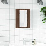  LED kupaonski ormarić s ogledalom boja hrasta 40x12x45cm drveni | Eponuda.ba
