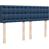  Krevet s oprugama i madracem plavi 160x200 cm od tkanine | shoptok.hr