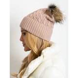 Wool Fashion Italia Cap-AT-CZ-173501.44-light pink | Shoptok.si