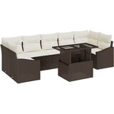  Sjedeća garnitura za vrt 8 kom. 7-Broj sjedala Smeđa Poli Ratan 289 x 122,5 x 85 cm | Shoptok.si