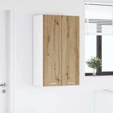 vidaXL Viseča omarica s polico Riga Umetni hrast 60 x 31 x 100 cm | Shoptok.si