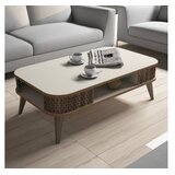 Hanah home Eylul Klub sto, 105x34,6x60cm, Bež-smeđa | Eponuda.ba