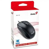 Genius DX-110 USB Optical crni miš | ePonuda.com