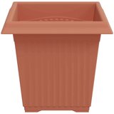  Kvadratna cvetlična posoda 24 pcs Kamnito rdeča 16 x 16 x 14 cm, (5000207755) | Shoptok.si