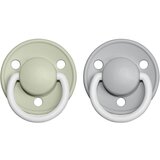 Bibs De Lux Natural Rubber Night Size 2: 6+ months duda Sage / Cloud 2 kos Cene
