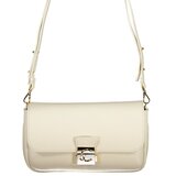 Coccinelle C-Me Lock Mini ženska kožna torbica 20x11x4 cm bijela | shoptok.hr