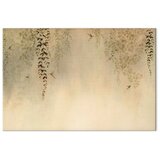  Slika - Spring Orchard - Hummingbirds Among Tree Branches in Beige Shades 30x20 Akustična | shoptok.hr