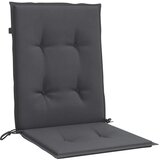 vidaXL Blazina za stol 2 kosa melanž antracitna 100x50x4 cm blago | Shoptok.si