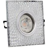 Mitea Lighting M206052 ugradna svetiljka transparentna+kristali kvadratna | ePonuda.com