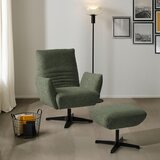 Dieter Knoll FOTELJ, zelena tekstil | Shoptok.si