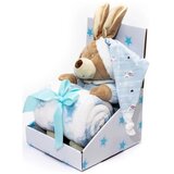 Bbo set plišana igračka + ćebence Bear Blue | ePonuda.com