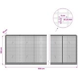  Gabion s žicom debljine 3,5 mm i mrežom 5x2,5 cm 550x30x100 cm | shoptok.hr