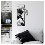 WALLXPERT Zidna dekoracija Valovi 3, 34x62 cm, 1,5 mm, Crna | Eponuda.ba