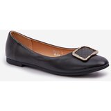 Boto PS1 Eco leather ballet flats with decoration black Tulnelia | Eponuda.ba