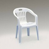 Green Bay bastenska stolica plasticna piona - bela ( 029087 ) Cene