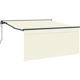  Retraktilna tenda krema 350 x 250 cm Poliester in aluminij | Shoptok.si