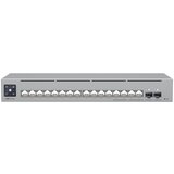 Ubiquiti 16-port, layer 3 etherlighting switch 2.5 gbe and versatile mounting options, 4x 2.5 gbe RJ45 ports, 12x gbe RJ45 ports, 2x 10G sfp+ ports USW-PRO-MAX-16-EU Cene