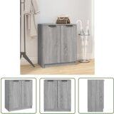 The Living Store Omarica za čevlje siva sonoma 59x35x70 cm konstruiran les - Omarica Za Čevlje, (21744886) | Shoptok.si