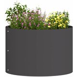  Prsten za saksiju Crna 30 x 30 x 20 cm Čelična vrata | shoptok.hr